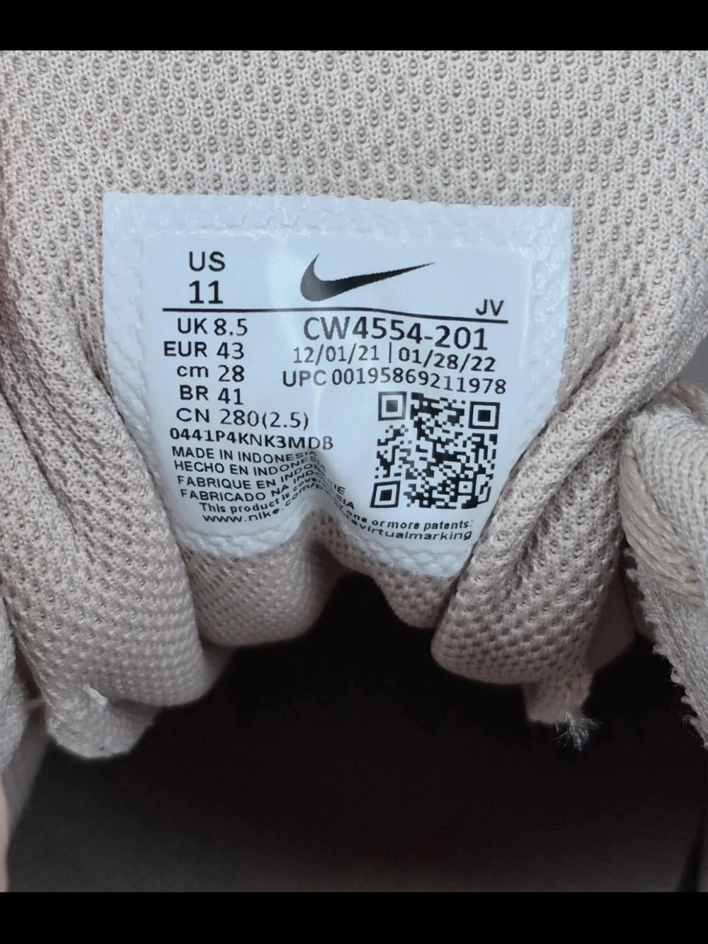 Nike Air Max SC Women's Size 11 Fossil Stone Pink Suede Sneakers Shoes
